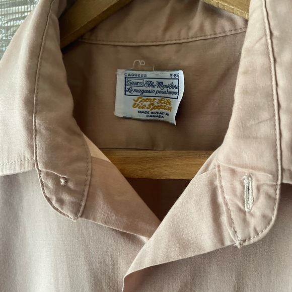 Men’s vintage sears short sleeve shirt - Picture 3 of 5